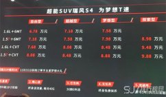 11月新车瑞风S4 小型SUV又多一选择