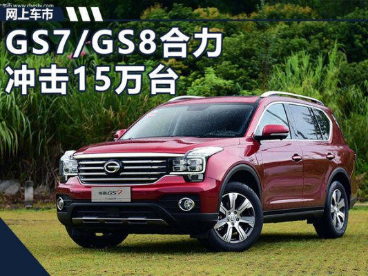 传祺GS7/GS8中型SUV年销量目标15万辆