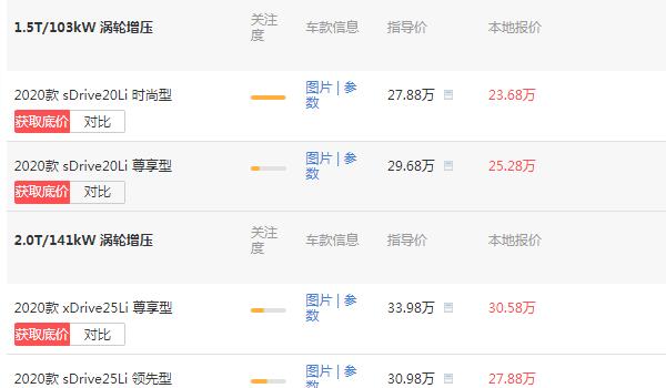 华晨宝马x1报价多少钱 落地仅需25.9万