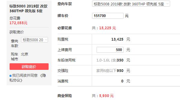 东风标致5008优惠多少 标致5008优惠高达4万元(标致5008仅售15万)