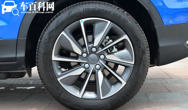 吉利缤越轮胎尺寸 新车轮胎尺寸为215/55 r18