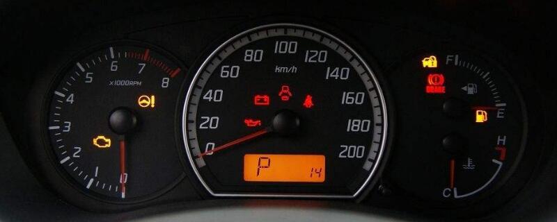 电瓶没电仪表盘怎么显示