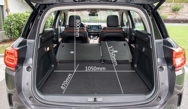 天逸c5aircross车身尺寸是多少 天逸c5aircross后备箱尺寸多少（常规容积730L）