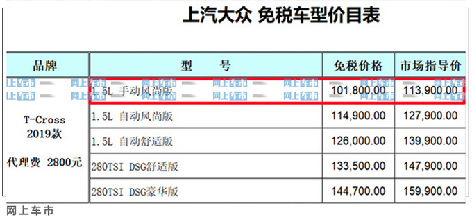 大众途铠新增手动车型 价格下调1.4万售11.39万